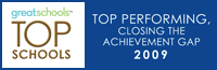 Closing the Achievement Gap 2009 badge
